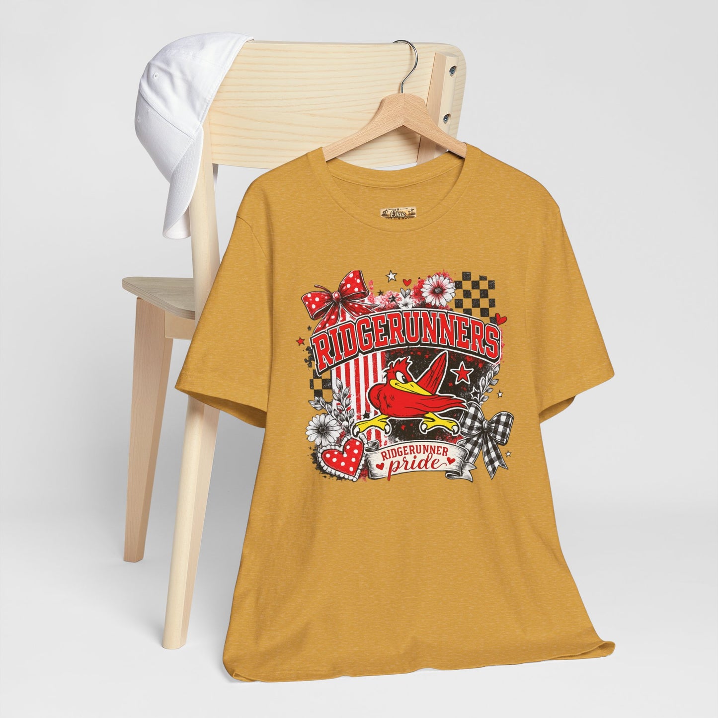 Ridgerunners Pride T-Shirt — School Mascot Red & Black Graphic Tee