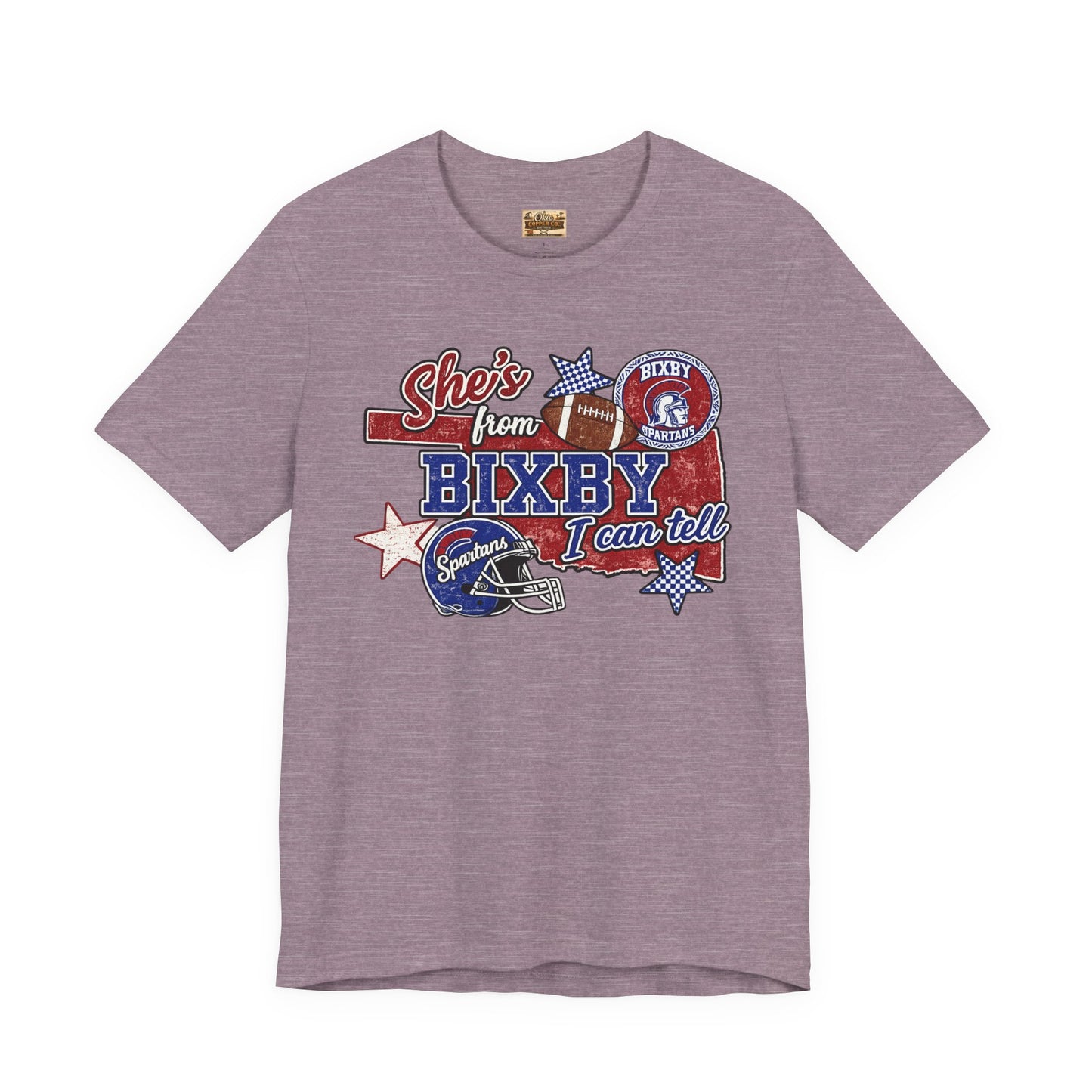 Bixby Football Tee — "She’s from Bixby I can tell" Vintage Team Shirt
