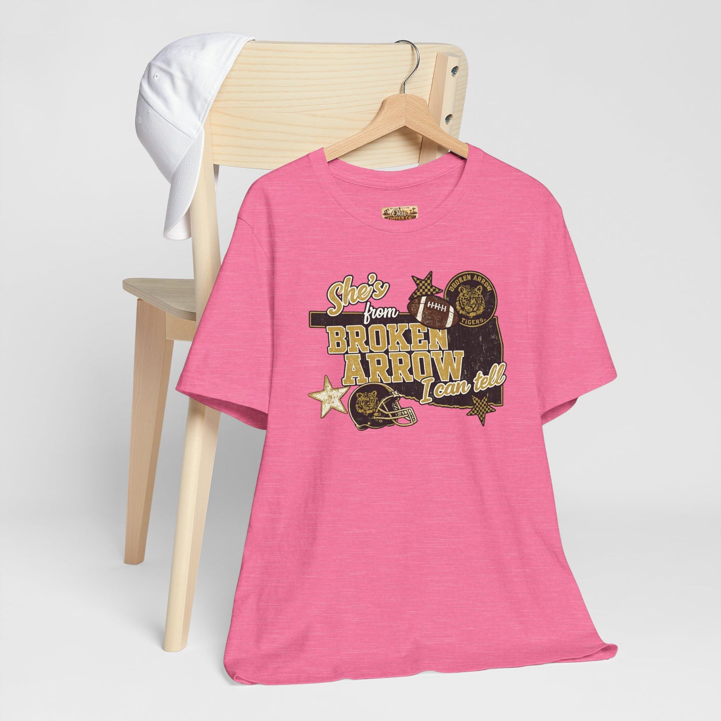 Broken Arrow Oklahoma Retro Graphic Tee — "Stars From Broken Arrow" Vintage Style T‑Shirt