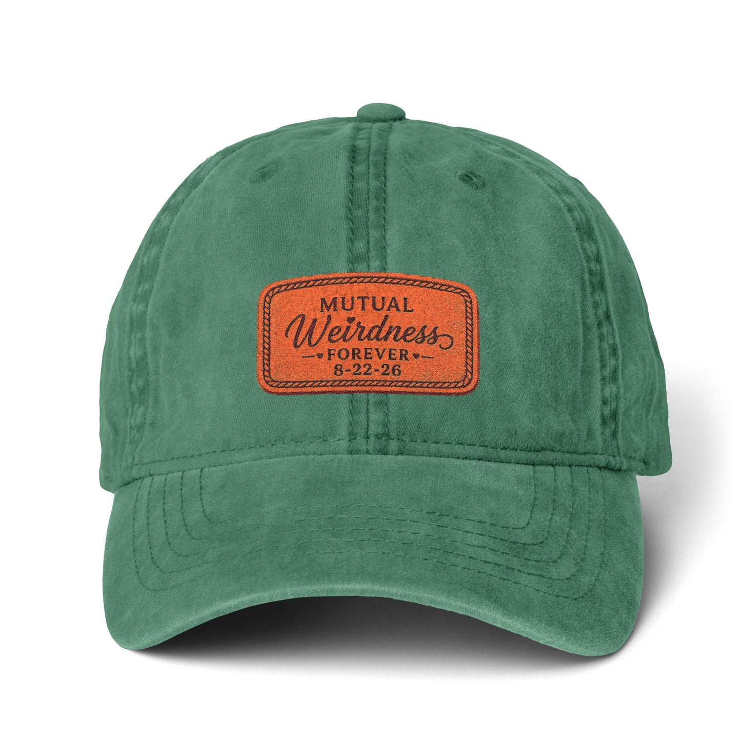 Women's Pigment-Dyed Cap with Fashion Undervisor (Embroidery)