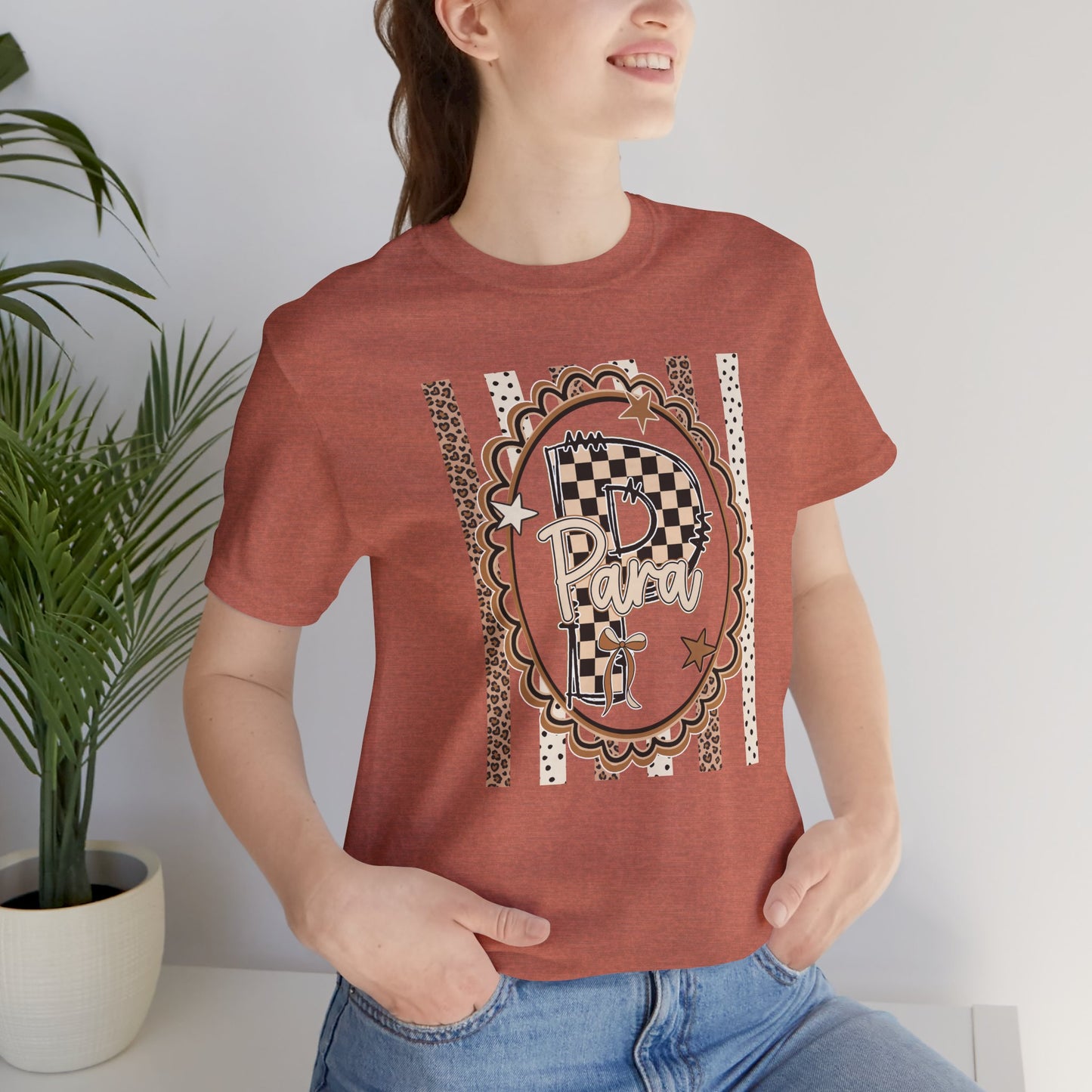 Retro Checkerboard Graphic Tee — Father’s Day Vintage Plaid Dad Shirt