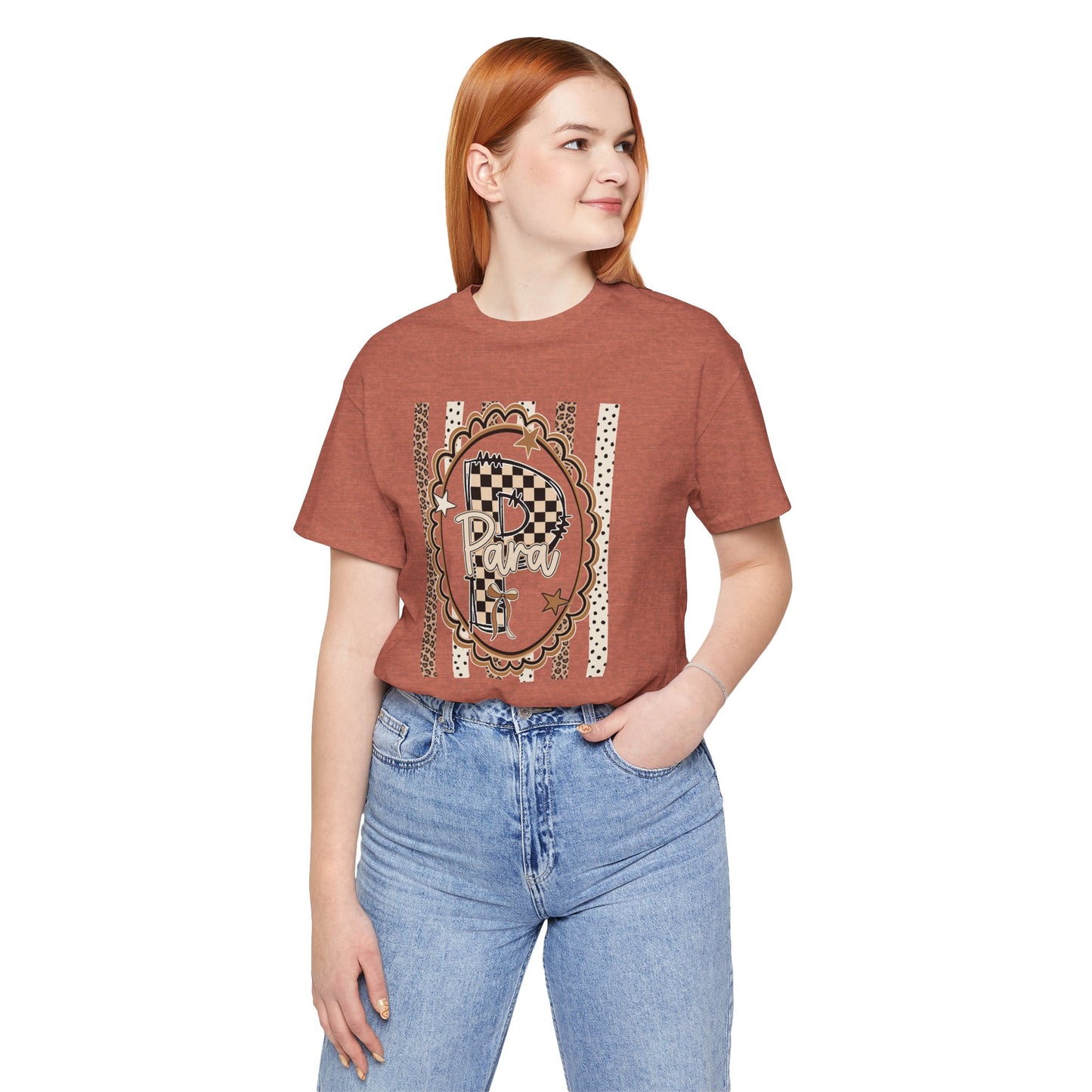 Retro Checkerboard Graphic Tee — Father’s Day Vintage Plaid Dad Shirt
