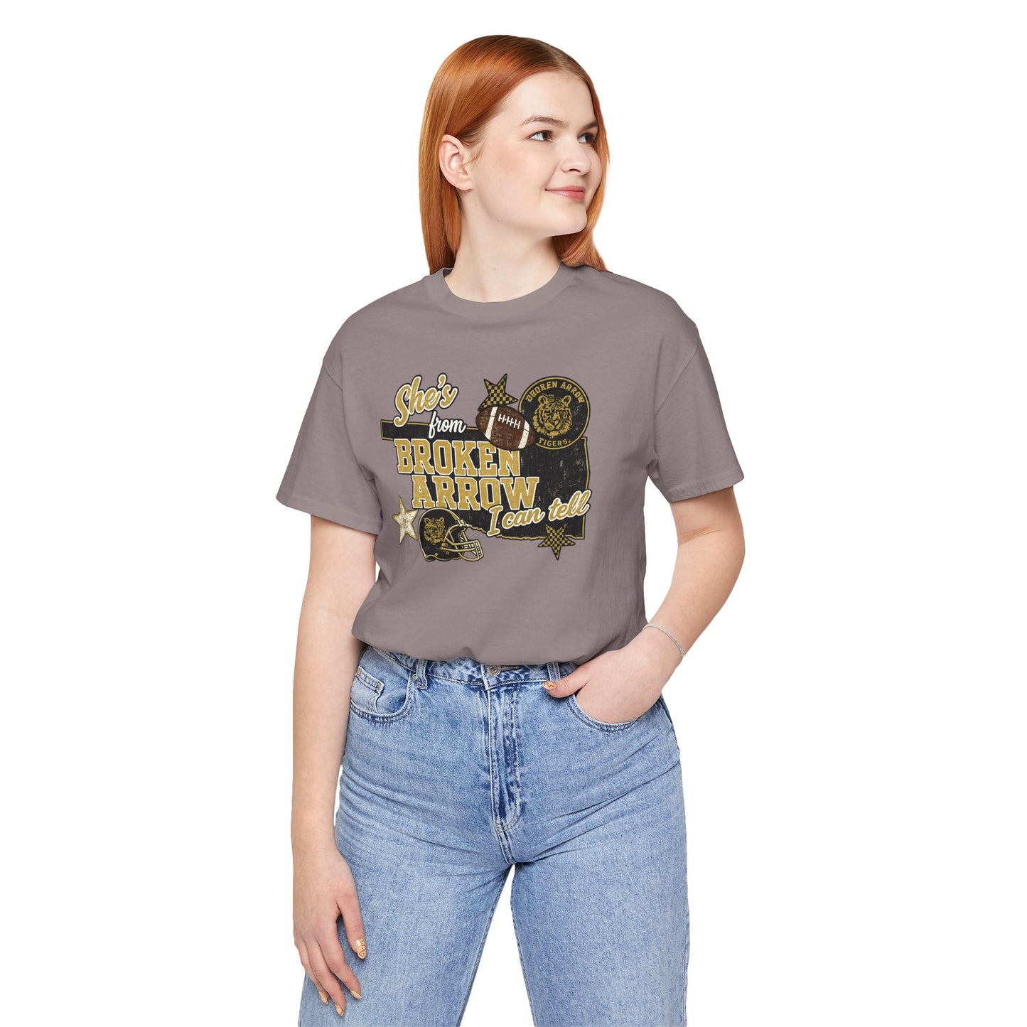 Broken Arrow Oklahoma Retro Graphic Tee — "Stars From Broken Arrow" Vintage Style T‑Shirt