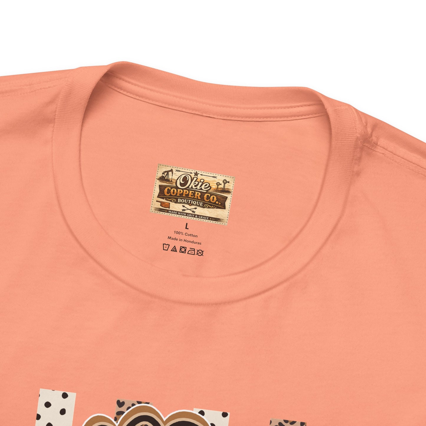 Counselor Tee — Retro Checkerboard & Leopard Print Graphic T-Shirt