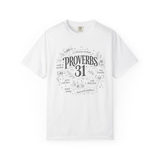 Proverbs 31 Inspirational T-Shirt — Faith-Based Scripture Graphic Tee