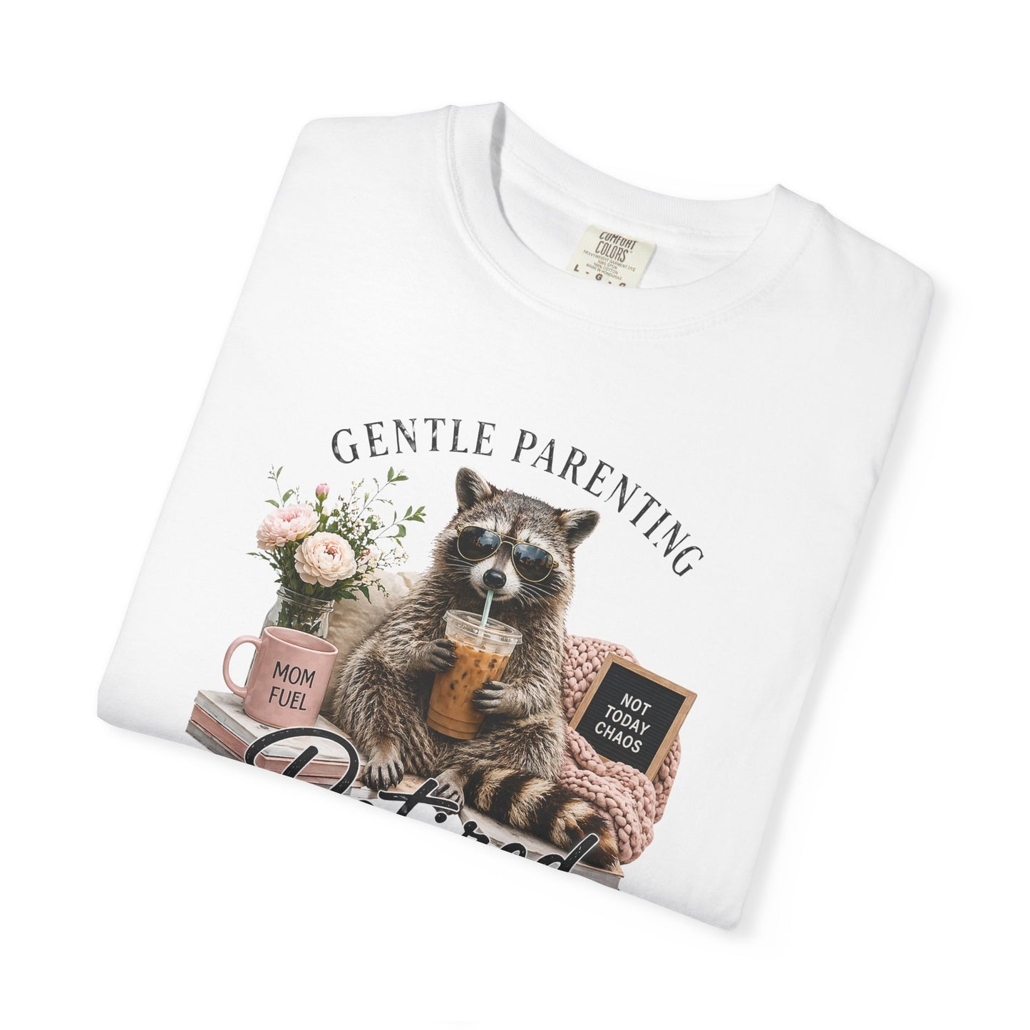 Retired Gentle Parenting Raccoon T-Shirt