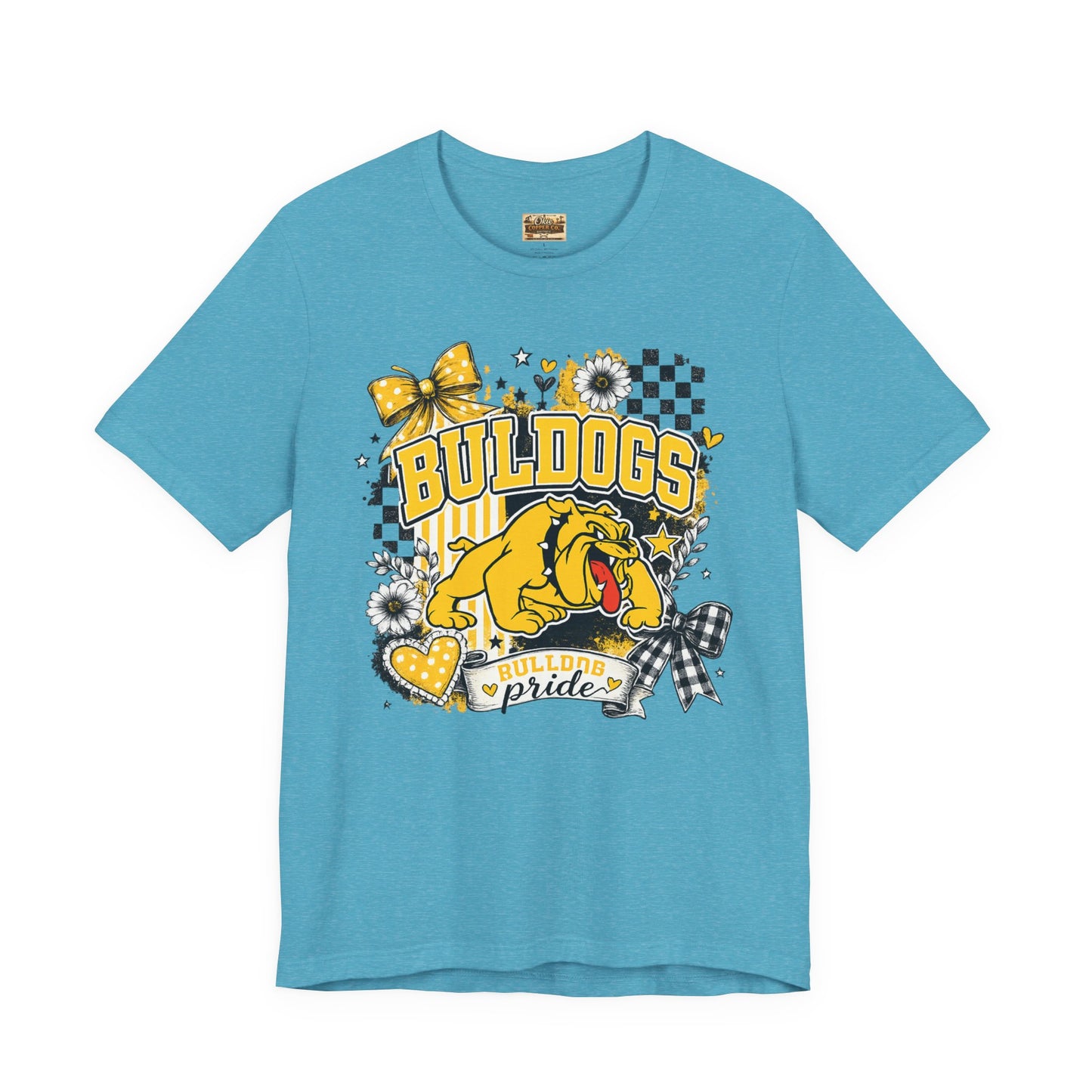 Bulldogs Pride T-Shirt – Yellow Mascot Graphic Tee