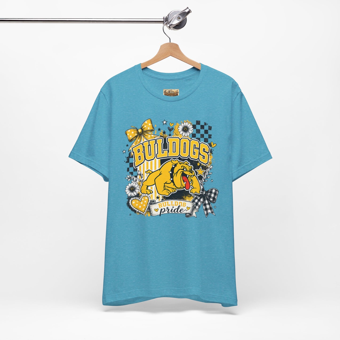 Bulldogs Pride T-Shirt – Yellow Mascot Graphic Tee