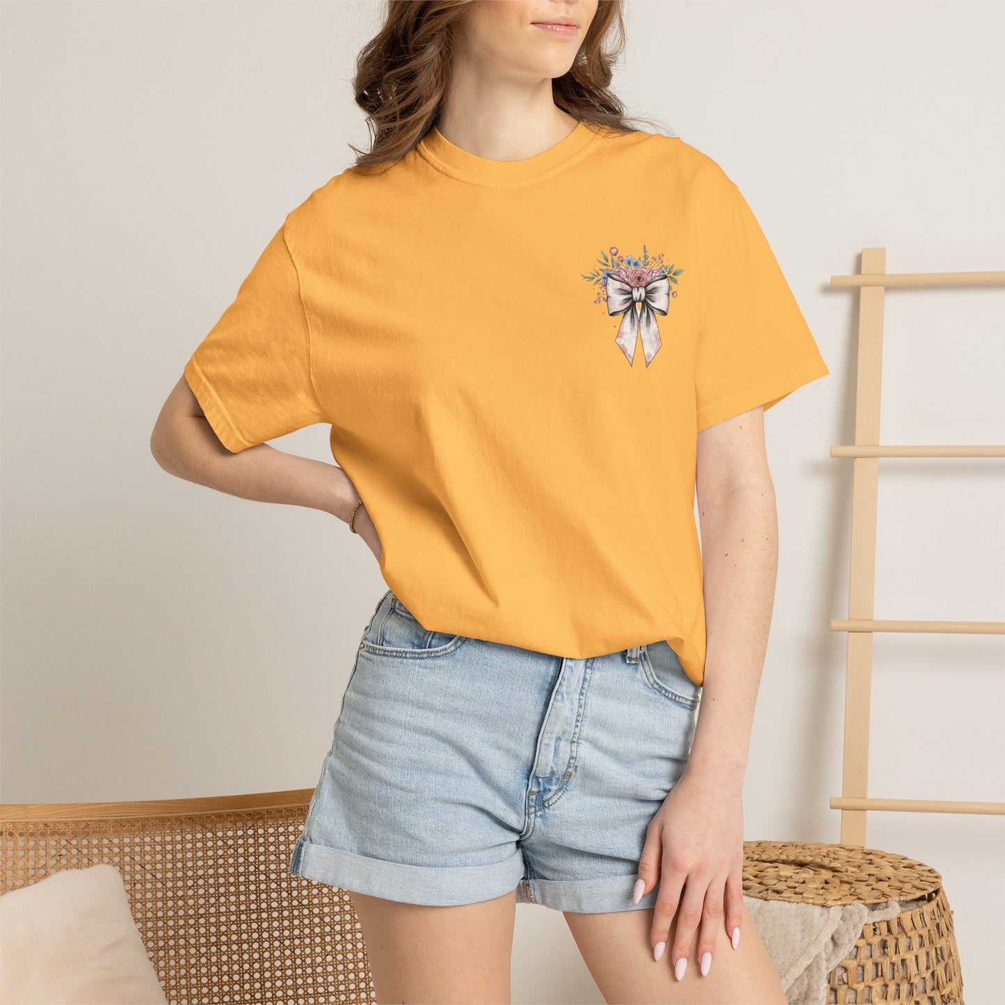 She Is Worthy Floral T-Shirt — Proverbs 31 Inspirational Tee