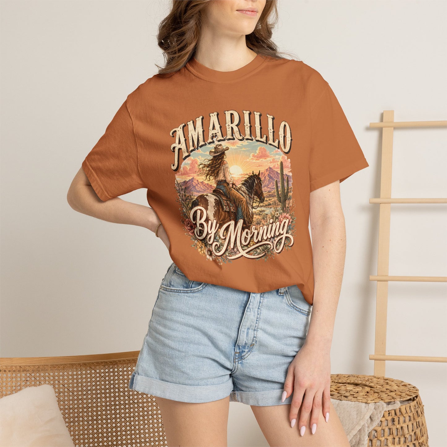 Amarillo By Morning Cowboy T-Shirt — Western Rodeo Graphic Tee