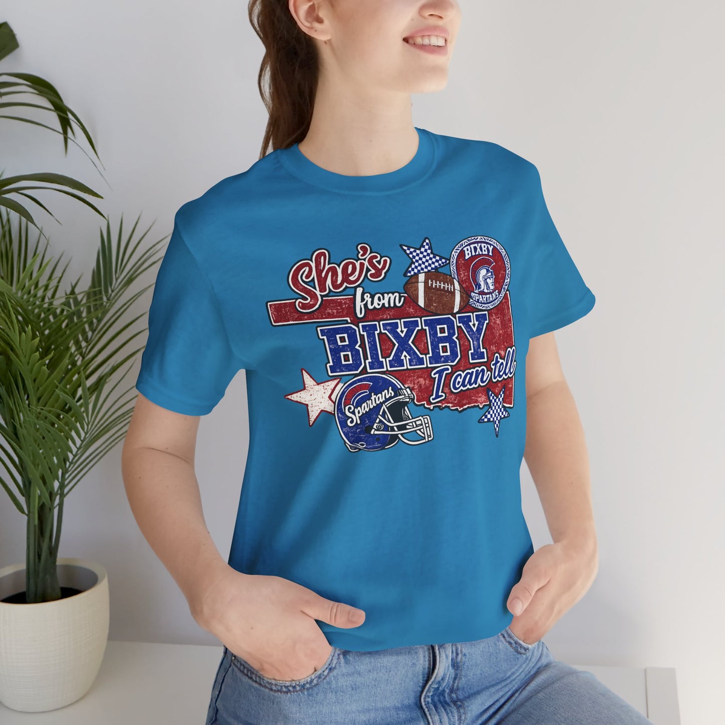 Bixby Football Tee — "She’s from Bixby I can tell" Vintage Team Shirt