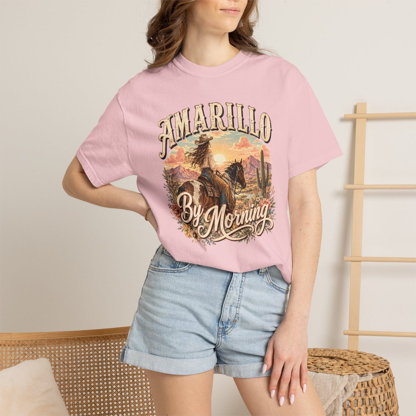 Amarillo By Morning Cowboy T-Shirt — Western Rodeo Graphic Tee