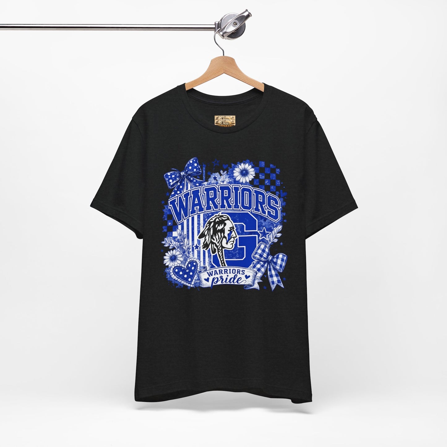 Warriors Pride Graphic Tee — School Spirit Warrior Mascot T-Shirt