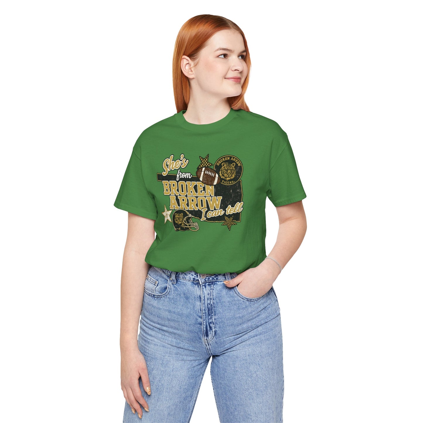 Broken Arrow Oklahoma Retro Graphic Tee — "Stars From Broken Arrow" Vintage Style T‑Shirt