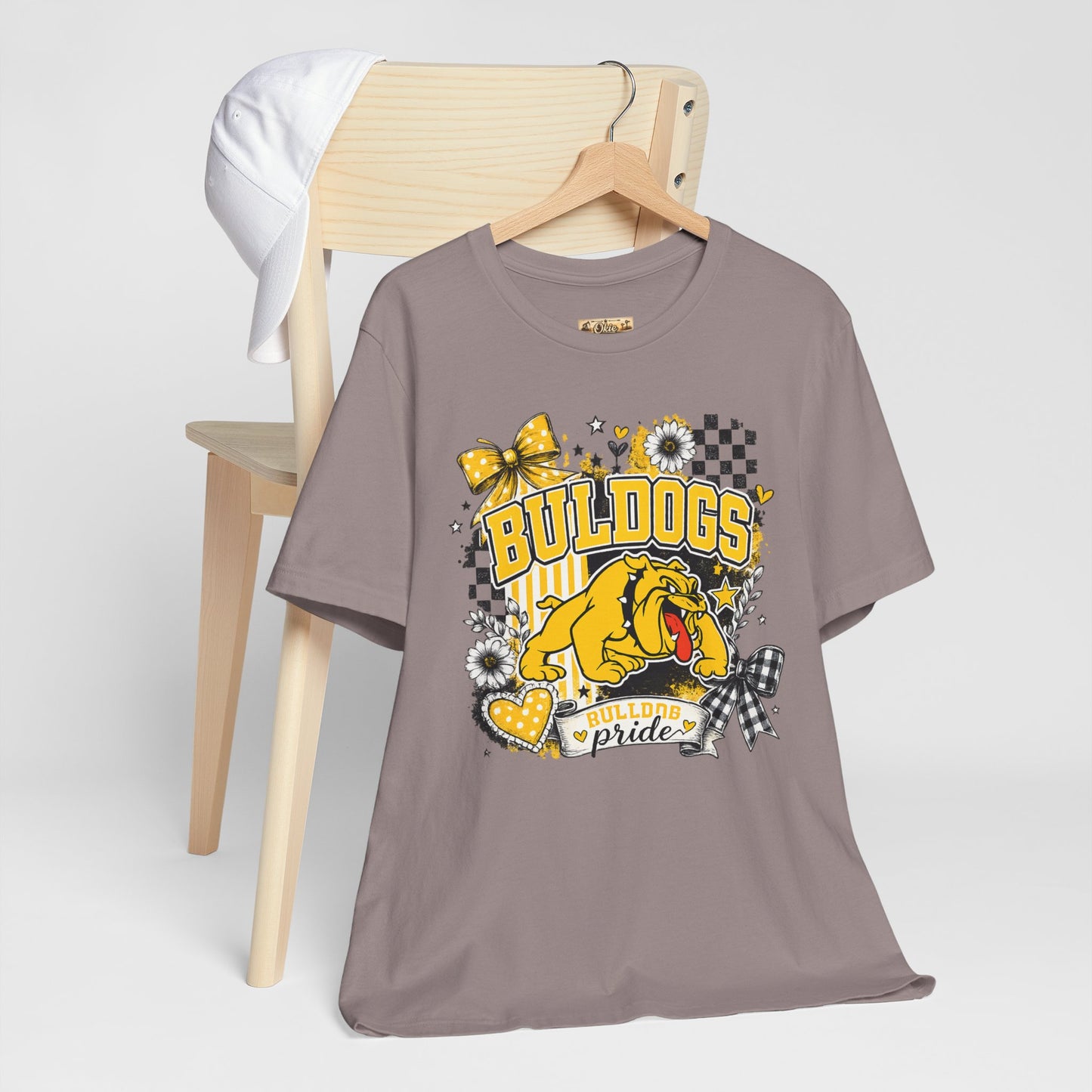Bulldogs Pride T-Shirt – Yellow Mascot Graphic Tee