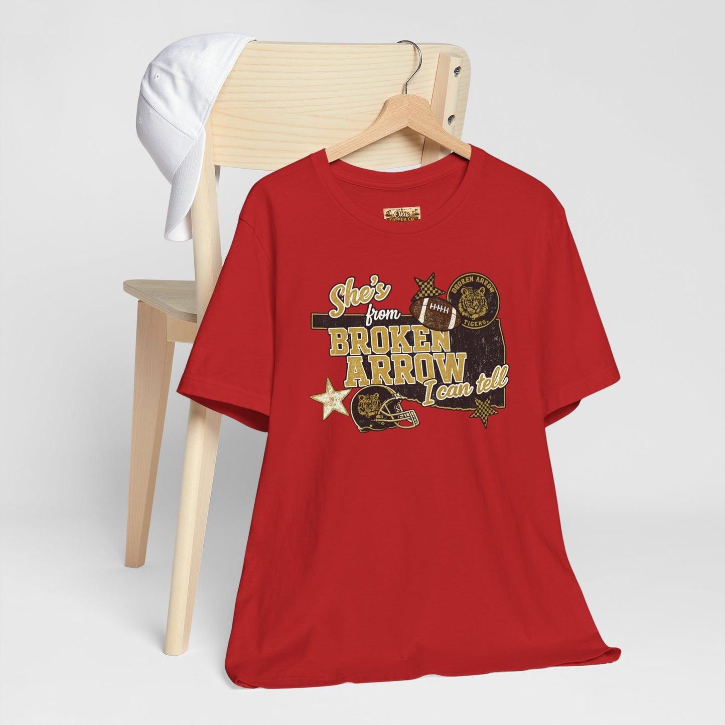 Broken Arrow Oklahoma Retro Graphic Tee — "Stars From Broken Arrow" Vintage Style T‑Shirt