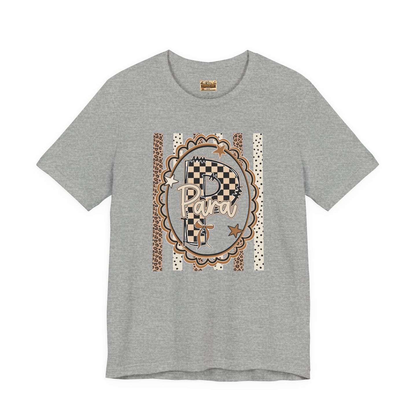 Retro Checkerboard Graphic Tee — Father’s Day Vintage Plaid Dad Shirt