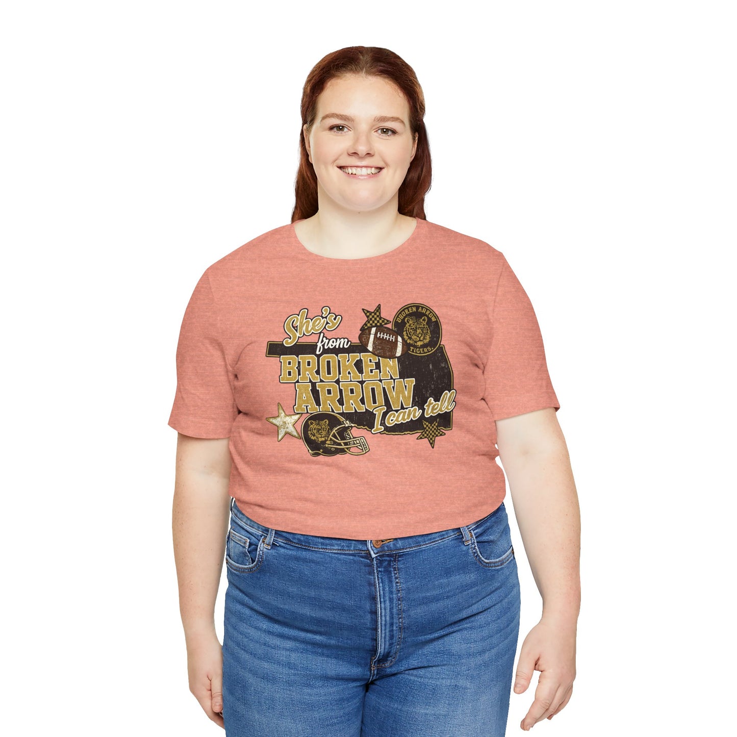Broken Arrow Oklahoma Retro Graphic Tee — "Stars From Broken Arrow" Vintage Style T‑Shirt