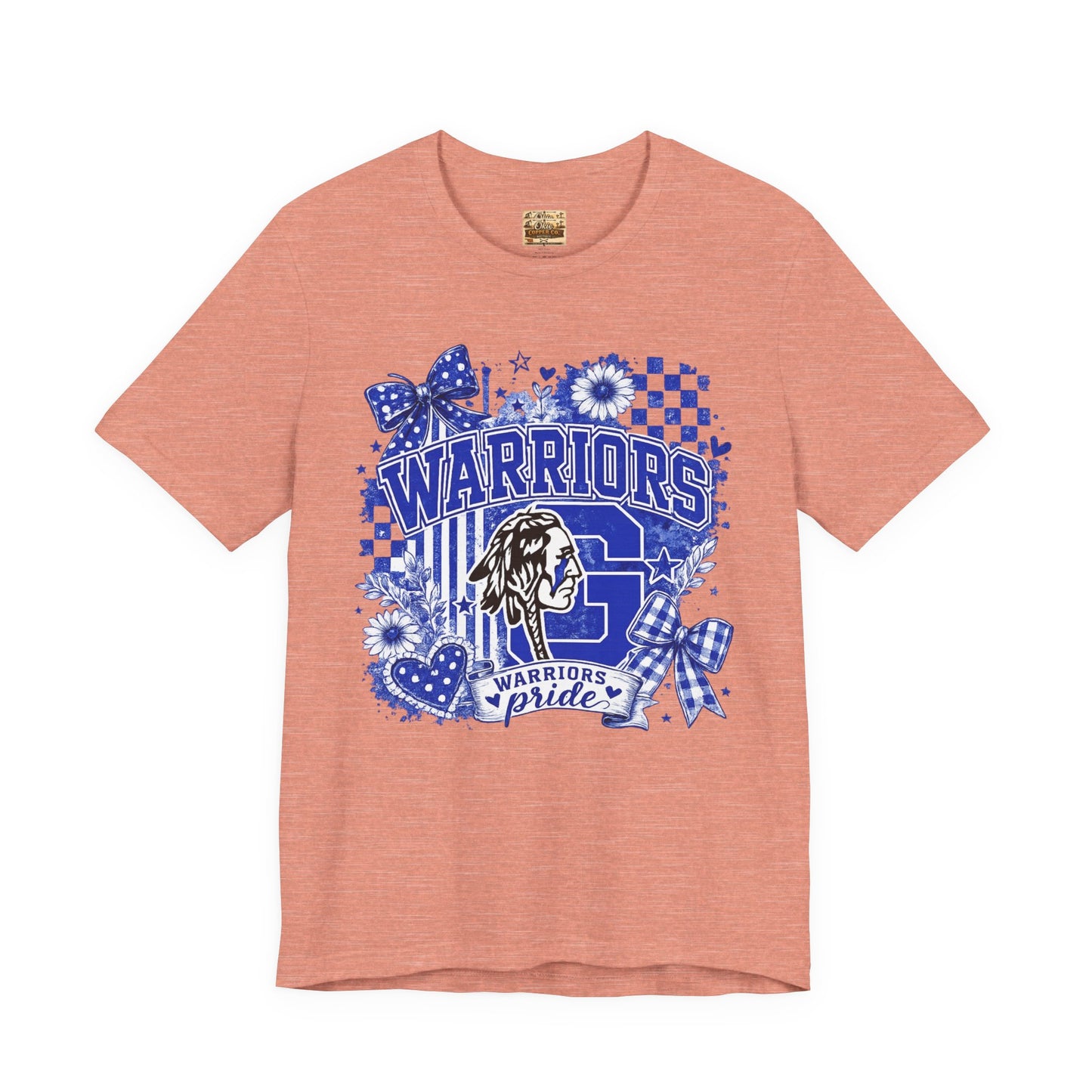 Warriors Pride Graphic Tee — School Spirit Warrior Mascot T-Shirt