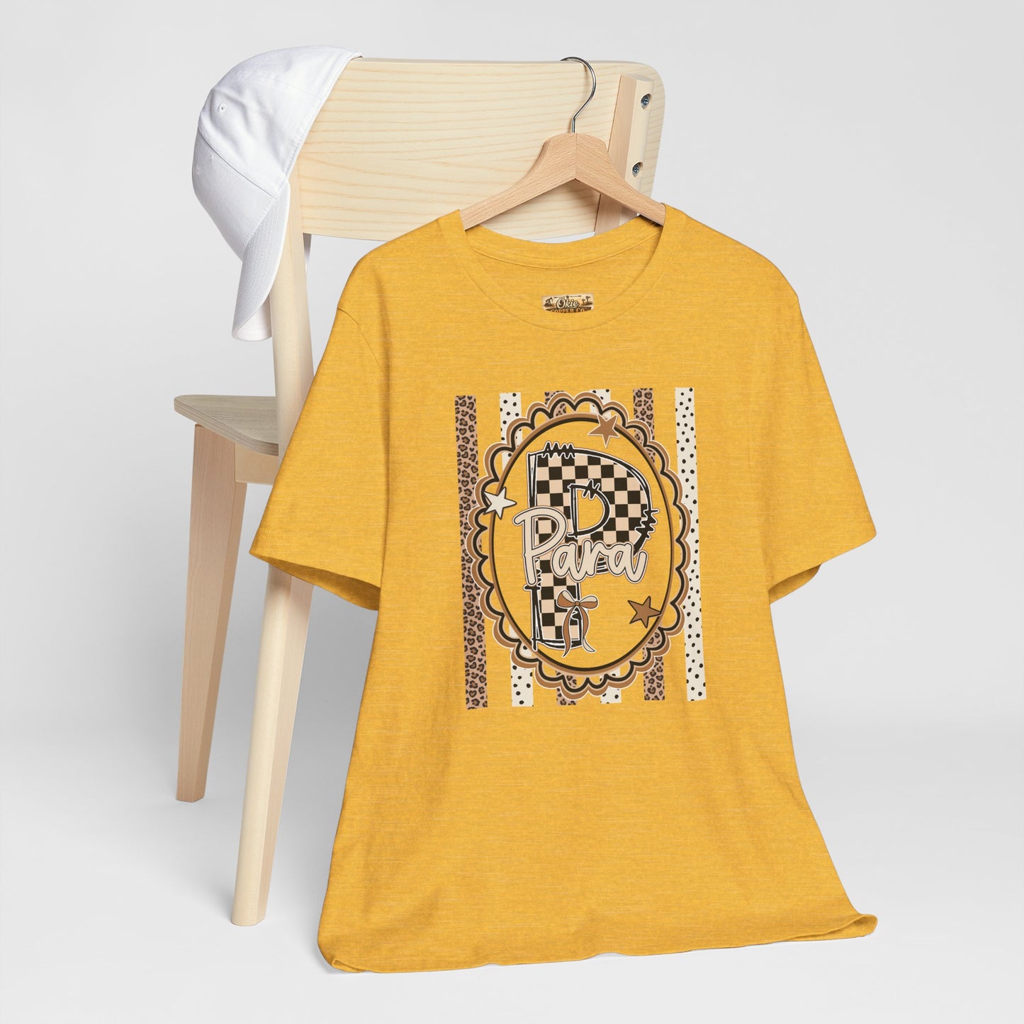 Retro Checkerboard Graphic Tee — Father’s Day Vintage Plaid Dad Shirt