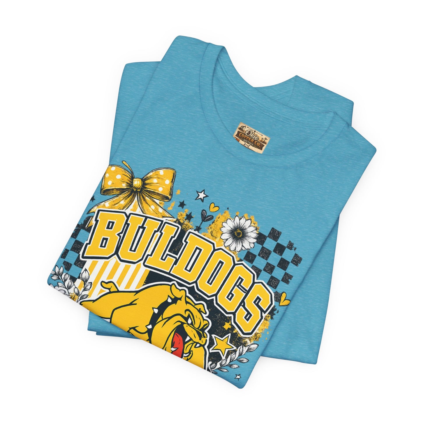 Bulldogs Pride T-Shirt – Yellow Mascot Graphic Tee