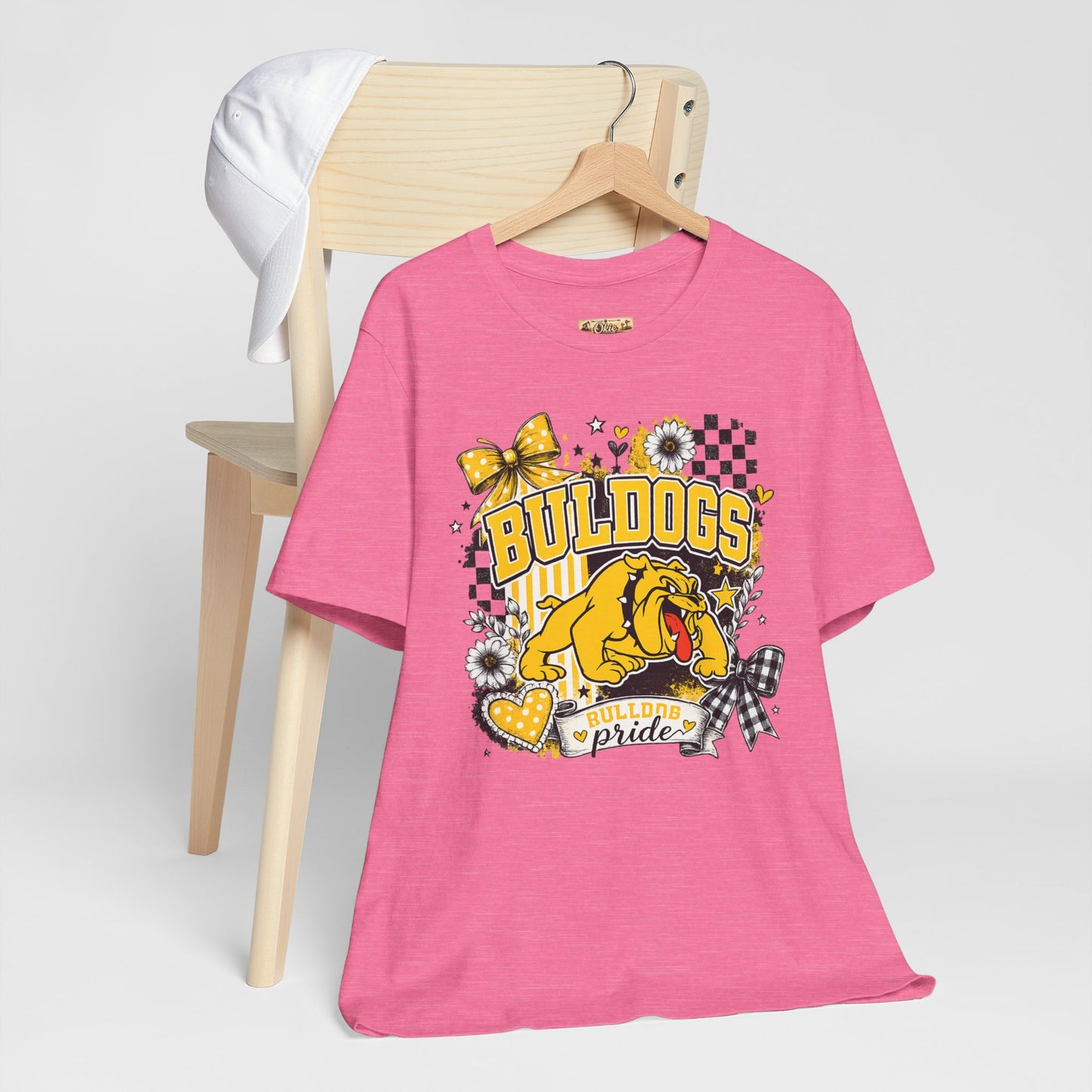 Bulldogs Pride T-Shirt – Yellow Mascot Graphic Tee