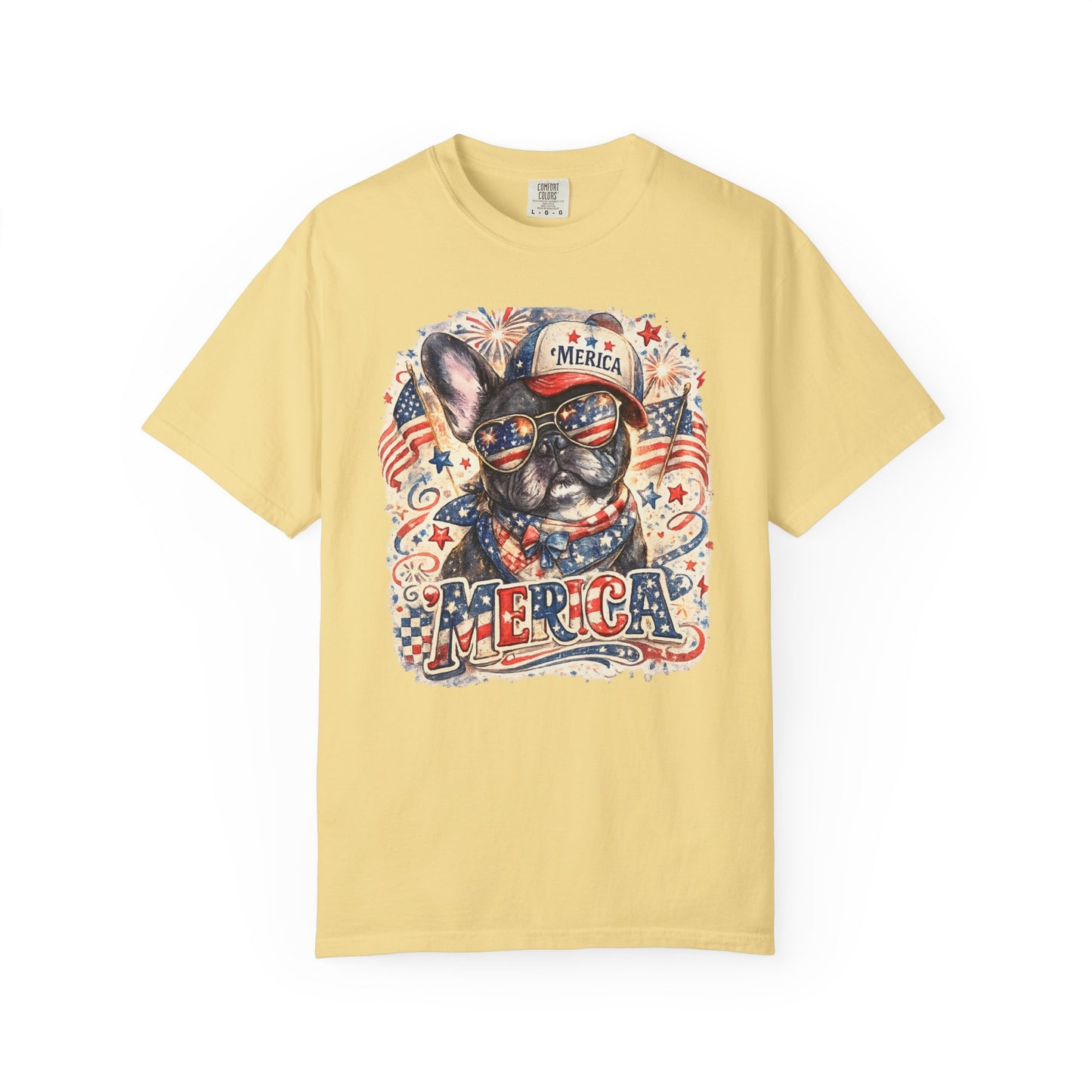 'Merica Patriotic French Bulldog T-Shirt