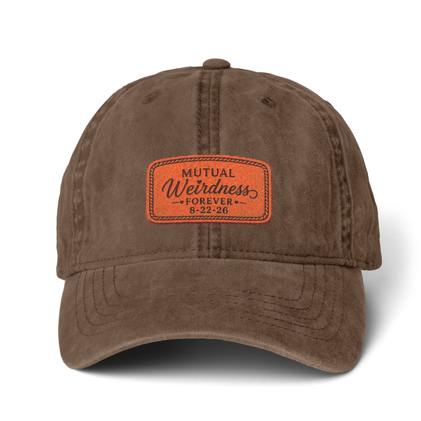 Women's Pigment-Dyed Cap with Fashion Undervisor (Embroidery)