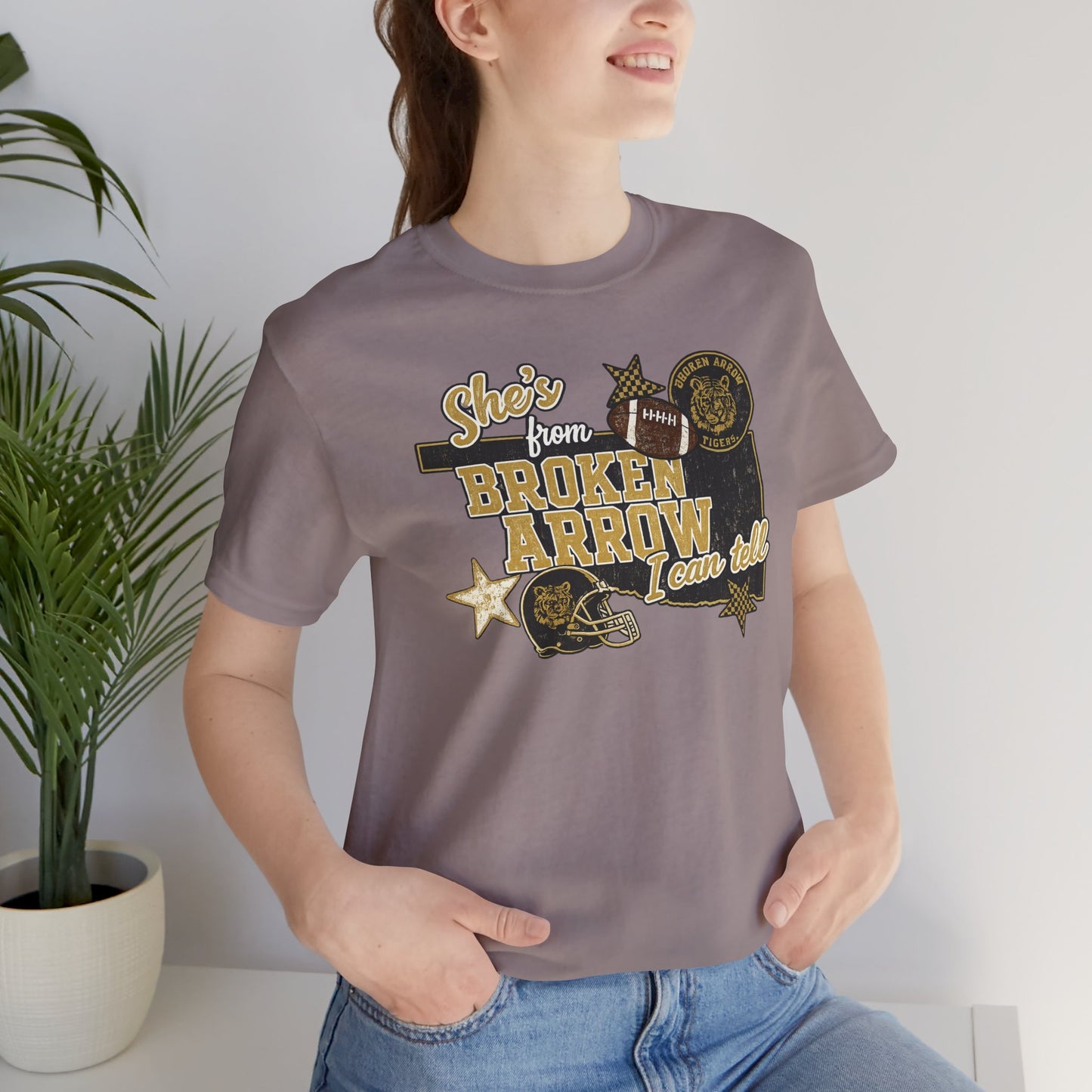 Broken Arrow Oklahoma Retro Graphic Tee — "Stars From Broken Arrow" Vintage Style T‑Shirt