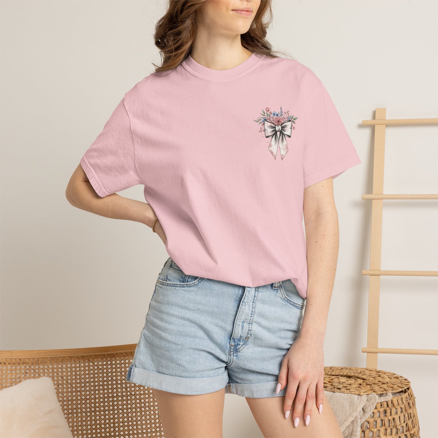 She Is Worthy Floral T-Shirt — Proverbs 31 Inspirational Tee