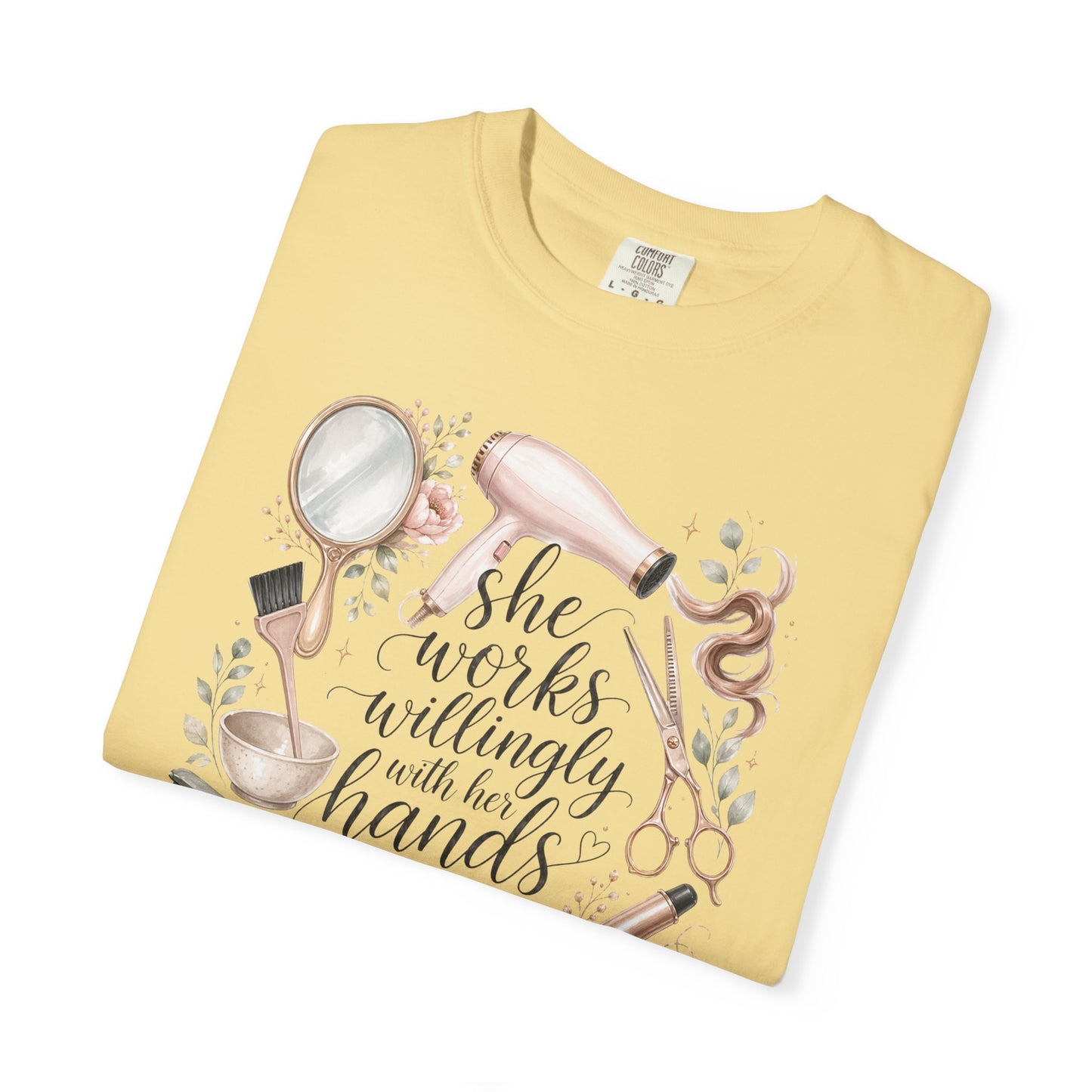 She Works Willingly with Her Hands – Women’s Baking T-Shirt