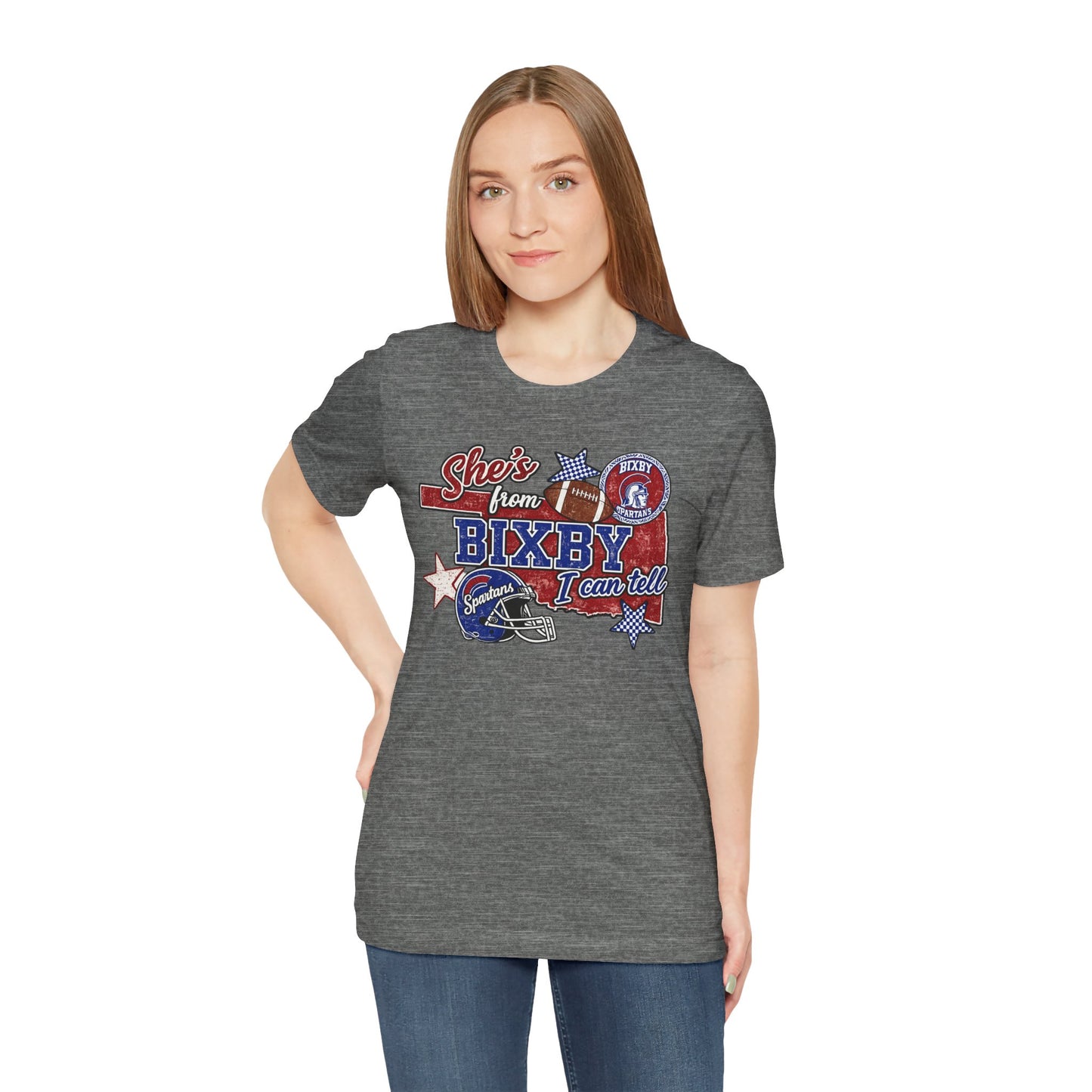 Bixby Football Tee — "She’s from Bixby I can tell" Vintage Team Shirt