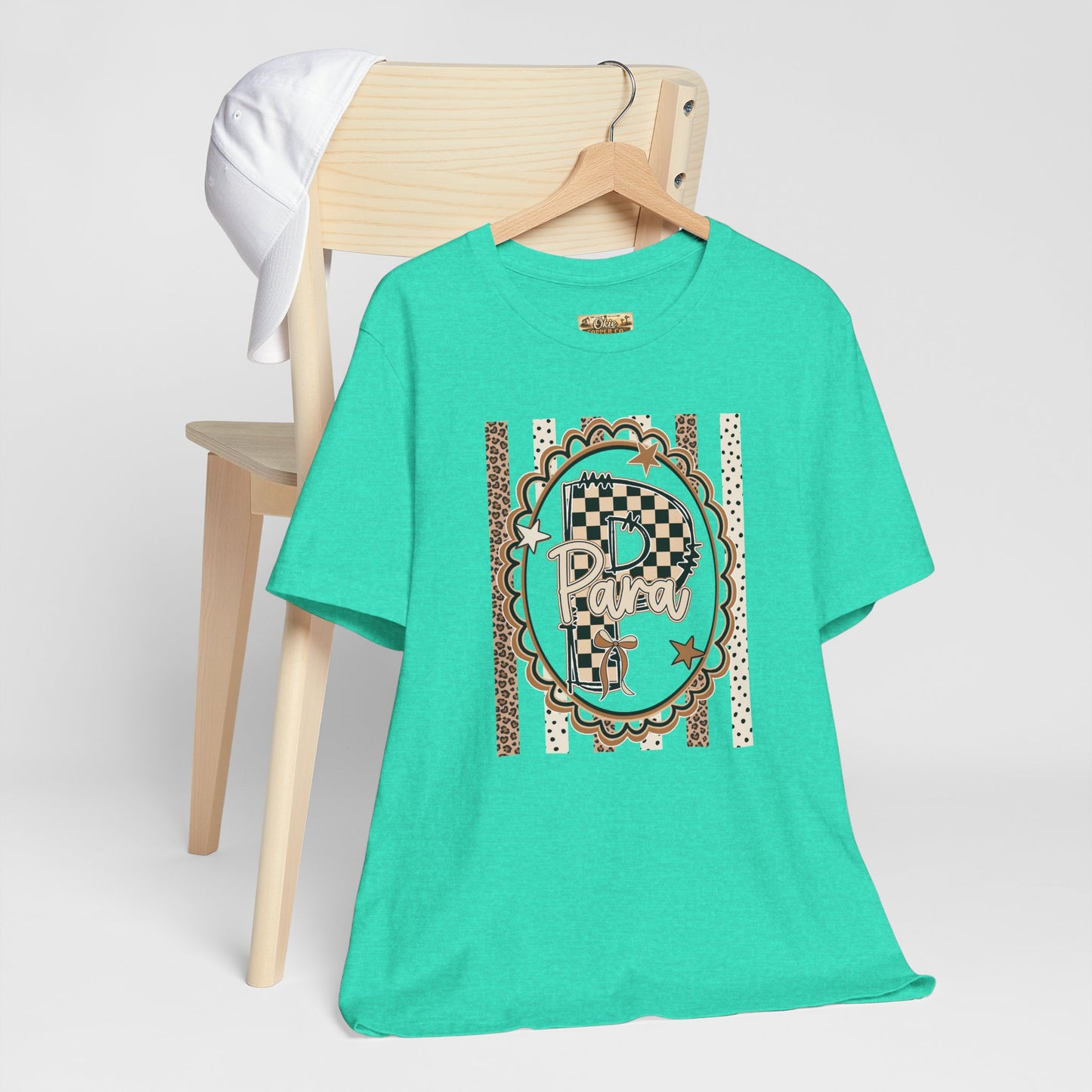 Retro Checkerboard Graphic Tee — Father’s Day Vintage Plaid Dad Shirt