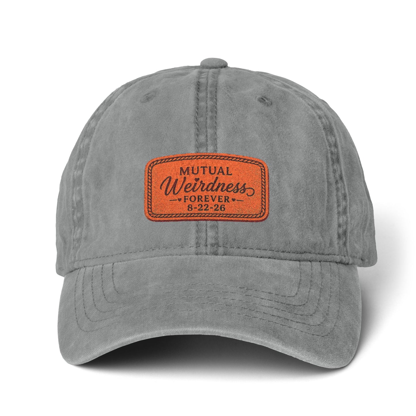 Women's Pigment-Dyed Cap with Fashion Undervisor (Embroidery)