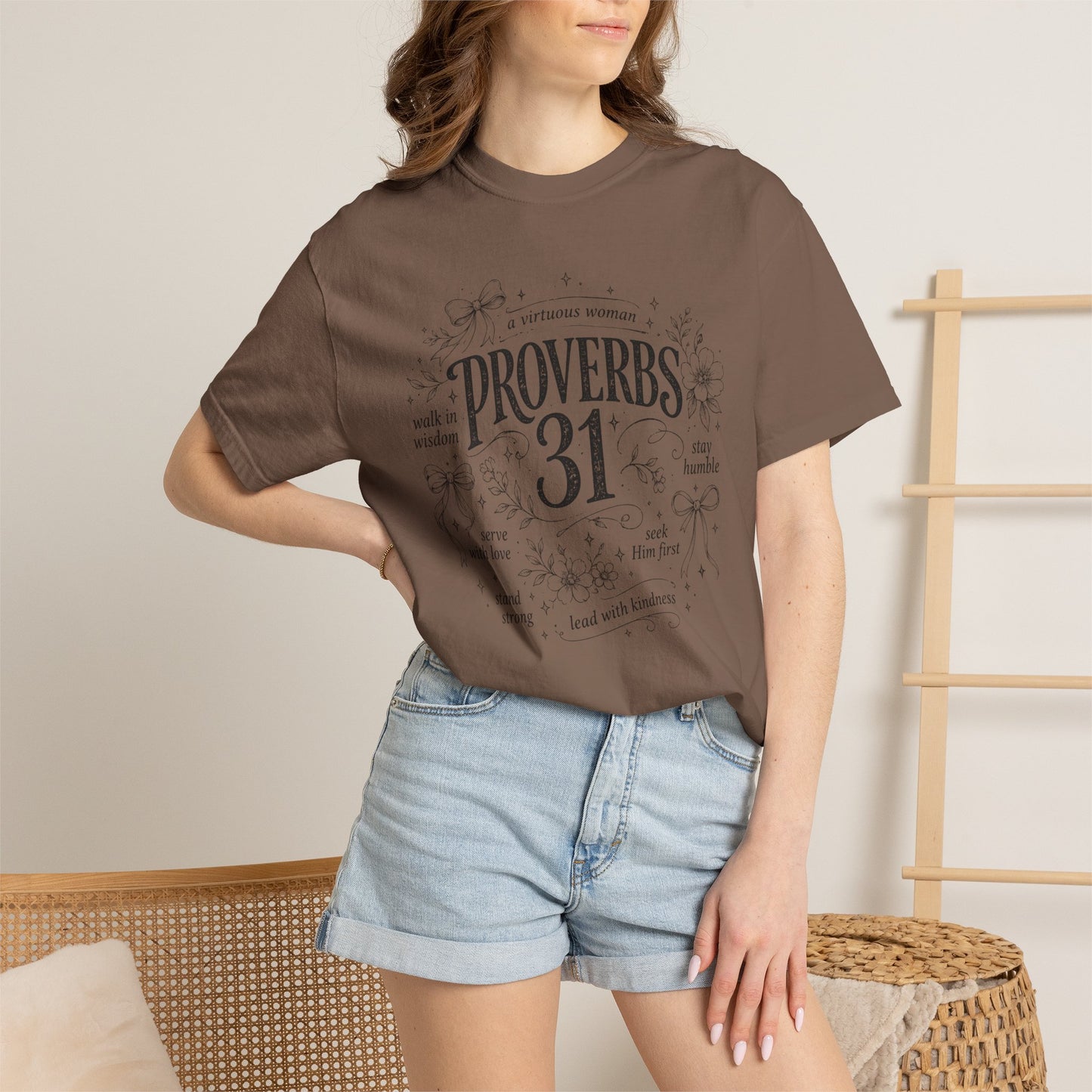 Proverbs 31 Inspirational T-Shirt — Faith-Based Scripture Graphic Tee