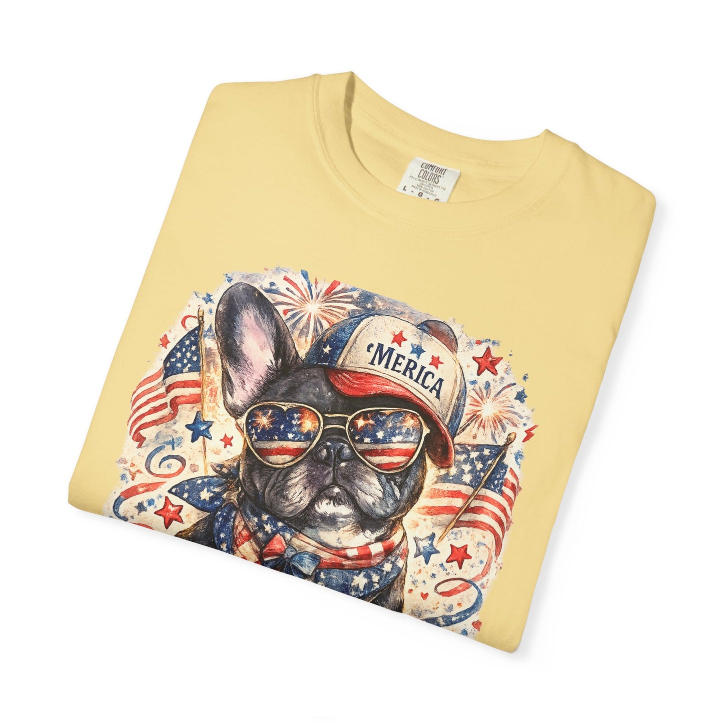 'Merica Patriotic French Bulldog T-Shirt