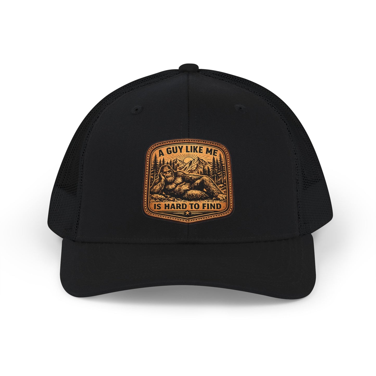 Trucker Cap - "A Guy Like Me Is Hard To Find" Vintage Patch Snapback