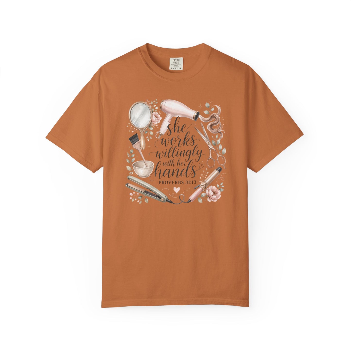 She Works Willingly with Her Hands – Women’s Baking T-Shirt