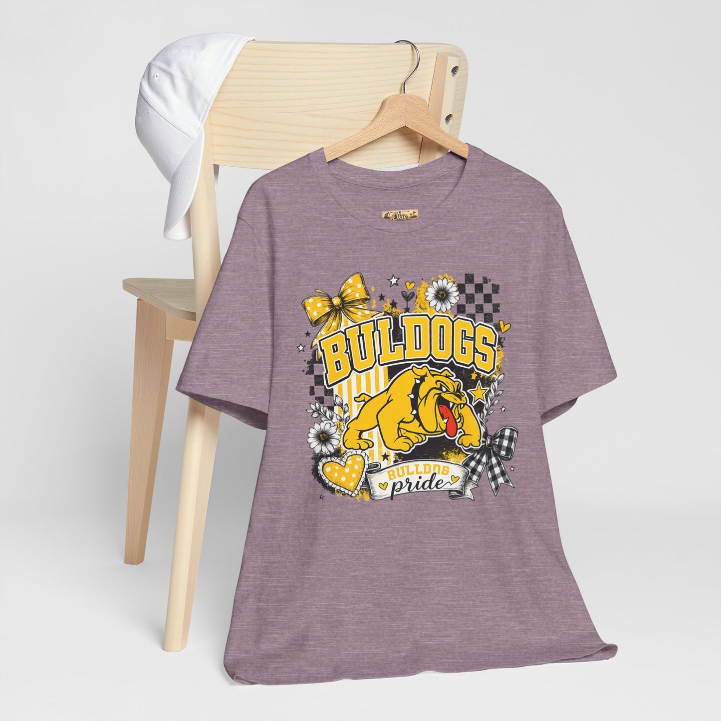 Bulldogs Pride T-Shirt – Yellow Mascot Graphic Tee