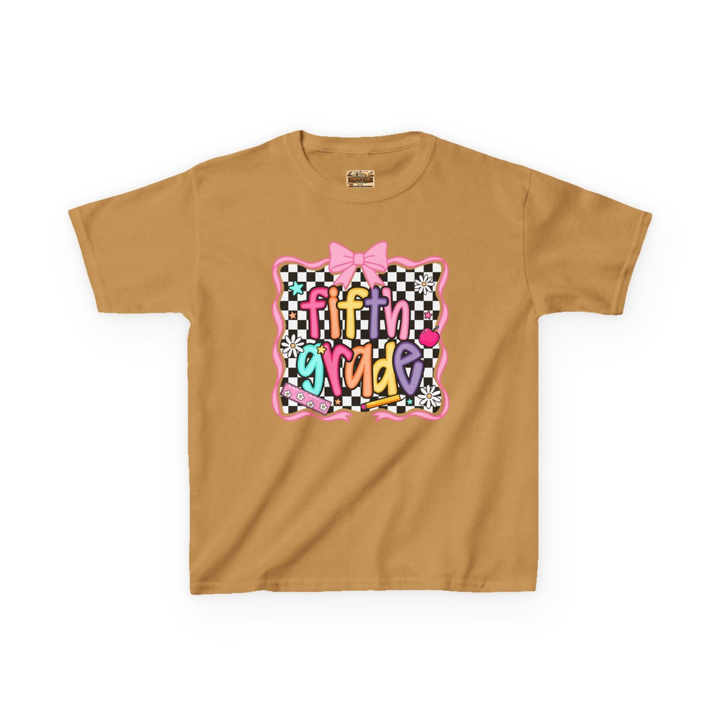 Fifth Grade Kids T‑Shirt — Colorful Back‑to‑School Design