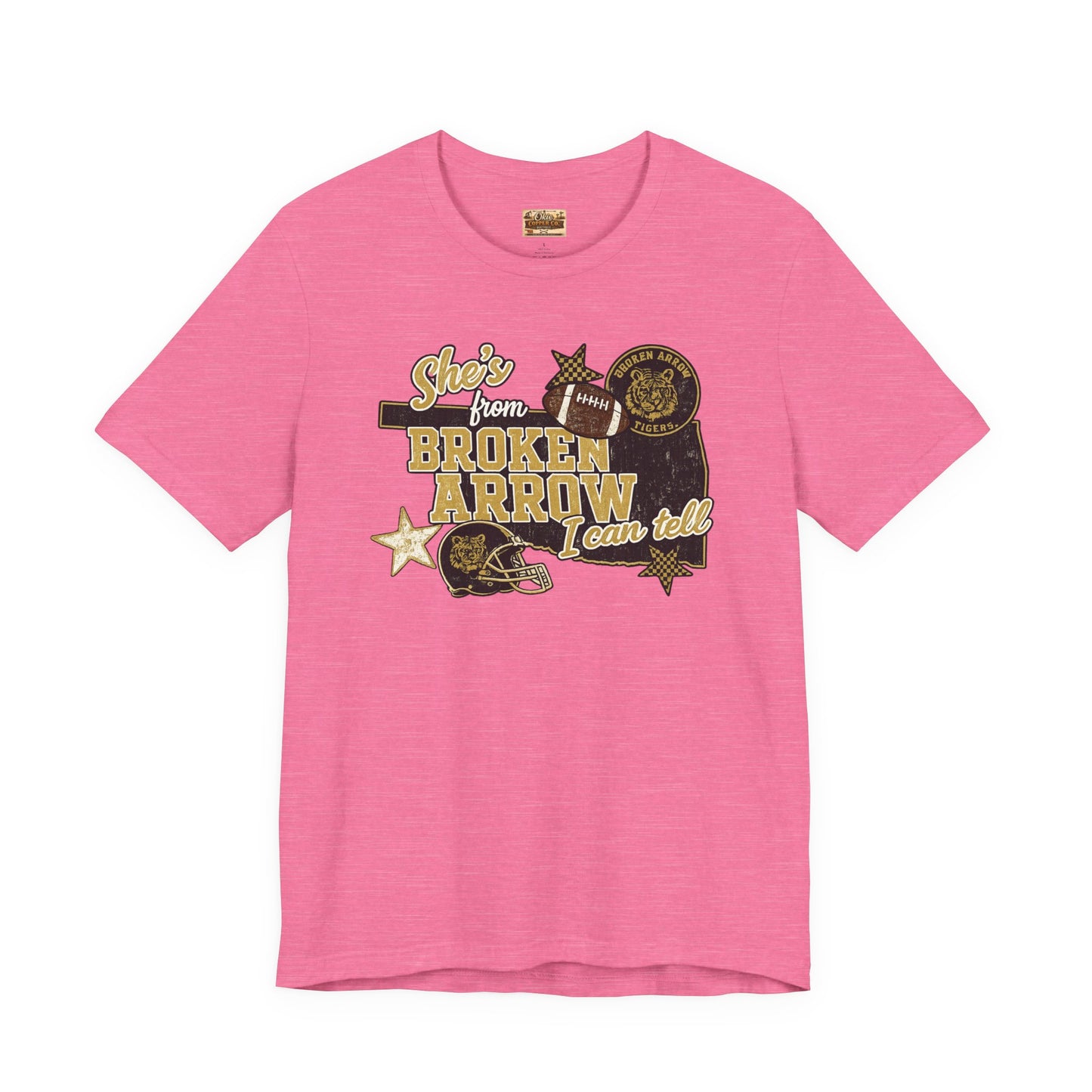 Broken Arrow Oklahoma Retro Graphic Tee — "Stars From Broken Arrow" Vintage Style T‑Shirt