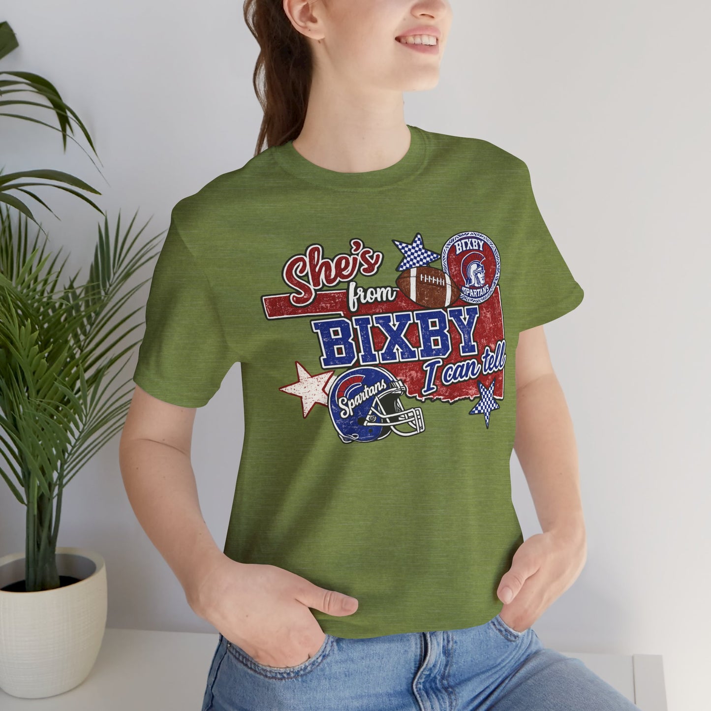 Bixby Football Tee — "She’s from Bixby I can tell" Vintage Team Shirt