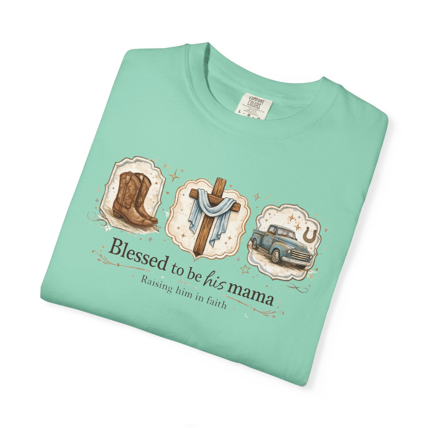 Blessed to Be His Mama T-Shirt — Christian Mama Faith Tee