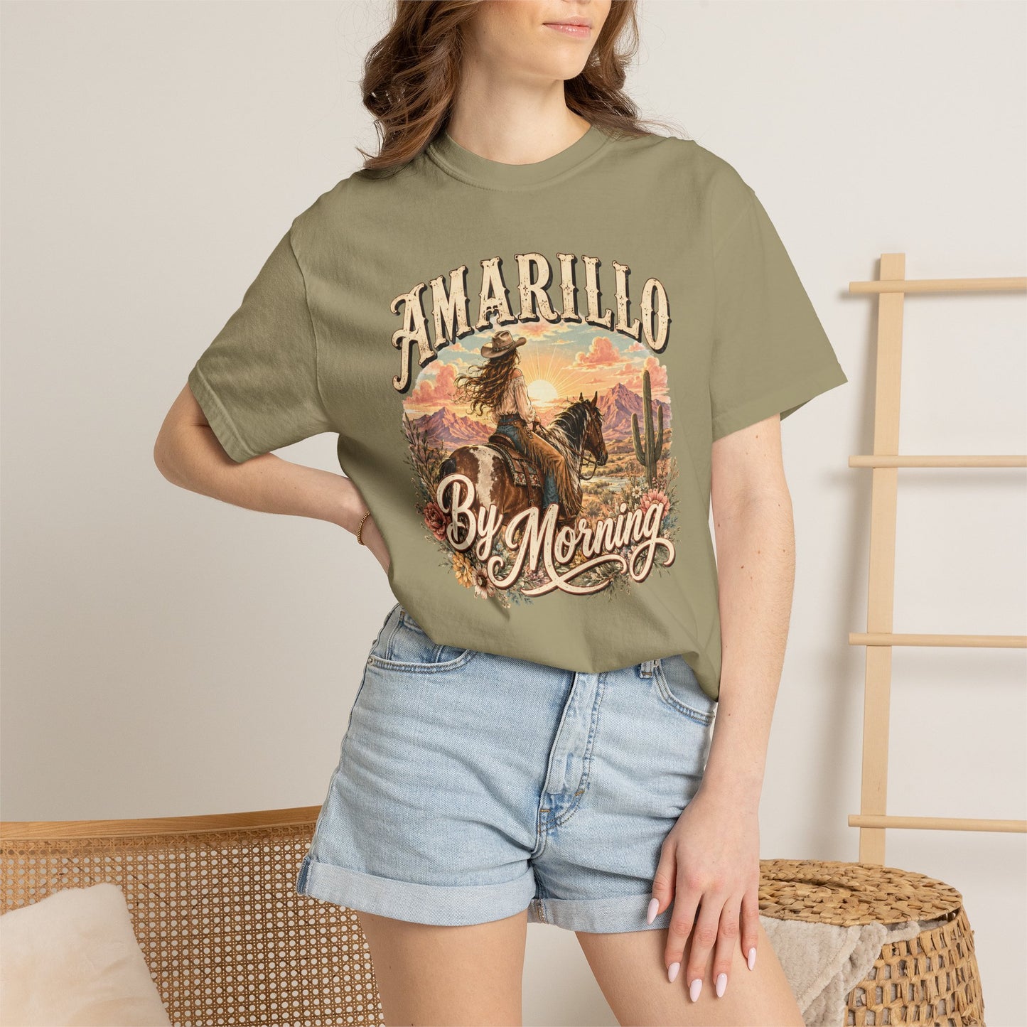 Amarillo By Morning Cowboy T-Shirt — Western Rodeo Graphic Tee