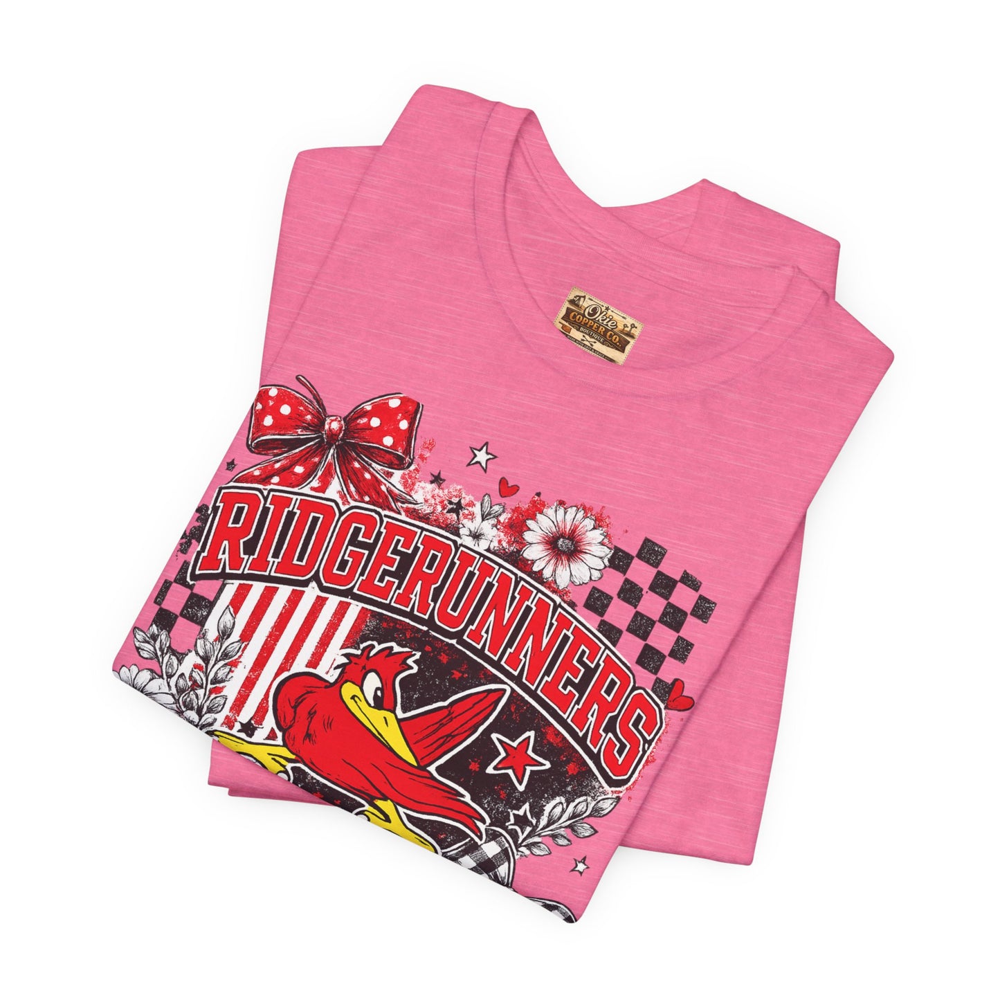 Ridgerunners Pride T-Shirt — School Mascot Red & Black Graphic Tee