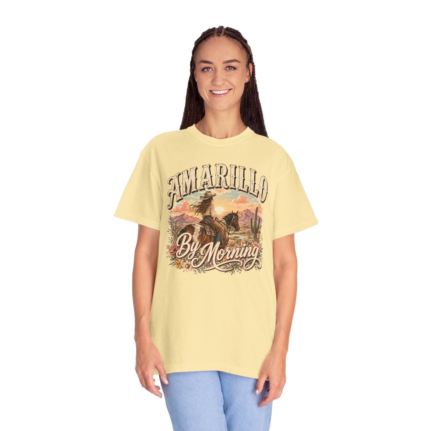 Amarillo By Morning Cowboy T-Shirt — Western Rodeo Graphic Tee
