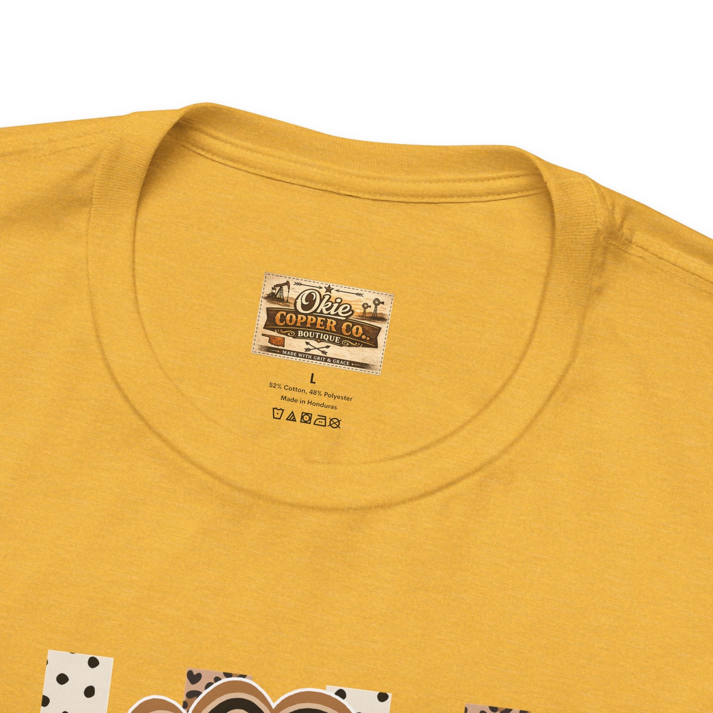 Teacher Monogram Tee — Number 1 Checkered Design