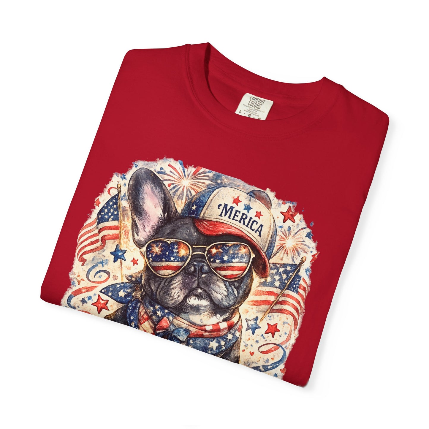 'Merica Patriotic French Bulldog T-Shirt