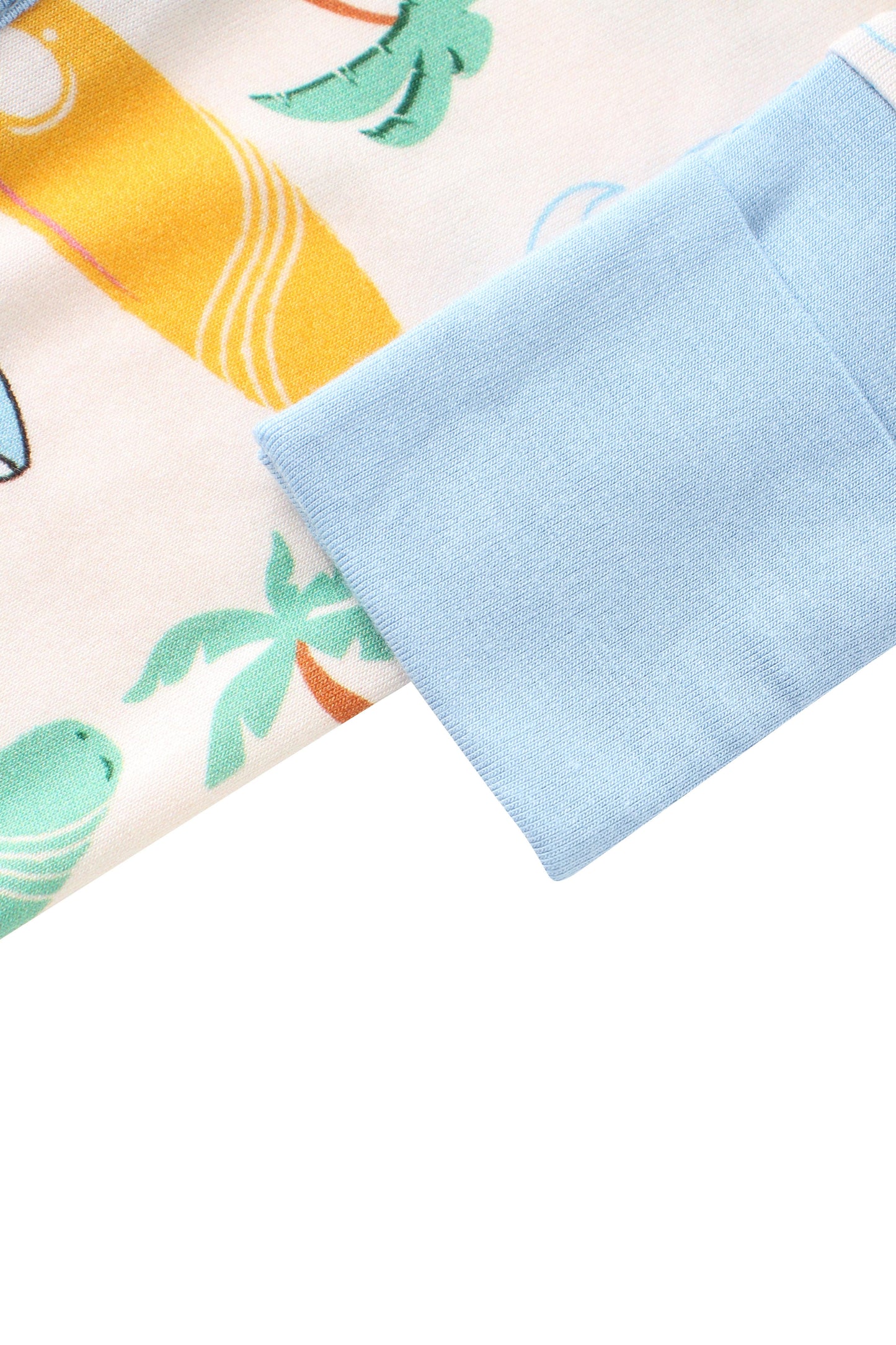 Surf's Up Bamboo Baby Convertible Zippy Romper