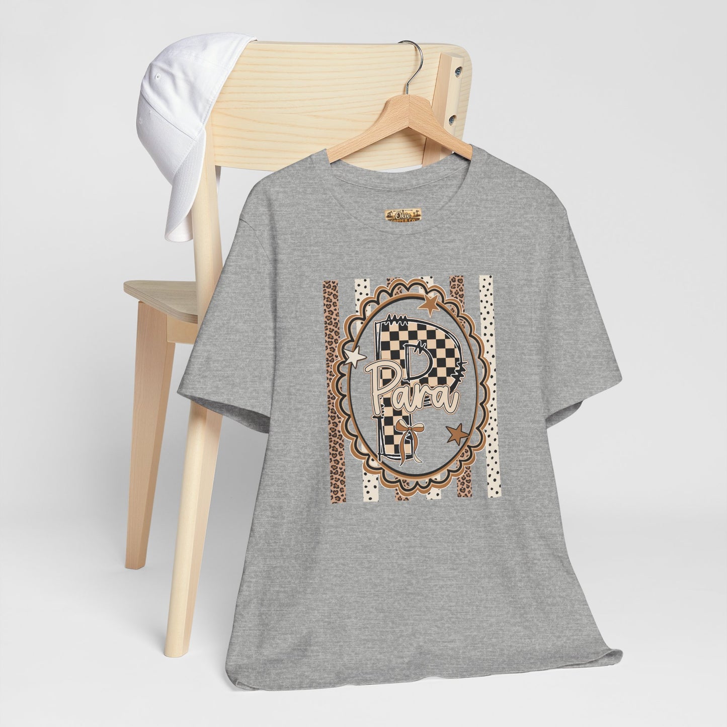 Retro Checkerboard Graphic Tee — Father’s Day Vintage Plaid Dad Shirt